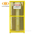 Galvanized collapsible gas storage cages container